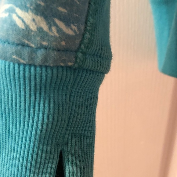 Ivivva by Lululemon Turquoise Scuba Zip Up Hoodie - Picture 6 of 13